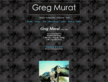 Tablet Screenshot of gregmurat.com